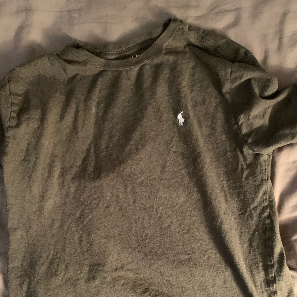 Boys XL Olive Green Polo Ralph Lauren T-Shirt